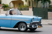 Classic cars - Cuba - C 124 - Chevrolet "Belair" convertible 1956 - Sortie d'usine - Photo © Charles GUY