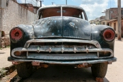 Classic cars - Cuba - C 98 - Atelier peinture - Photo © Charles GUY