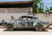 Classic cars - Cuba - C 78 - Atelier peinture - Photo © Charles GUY